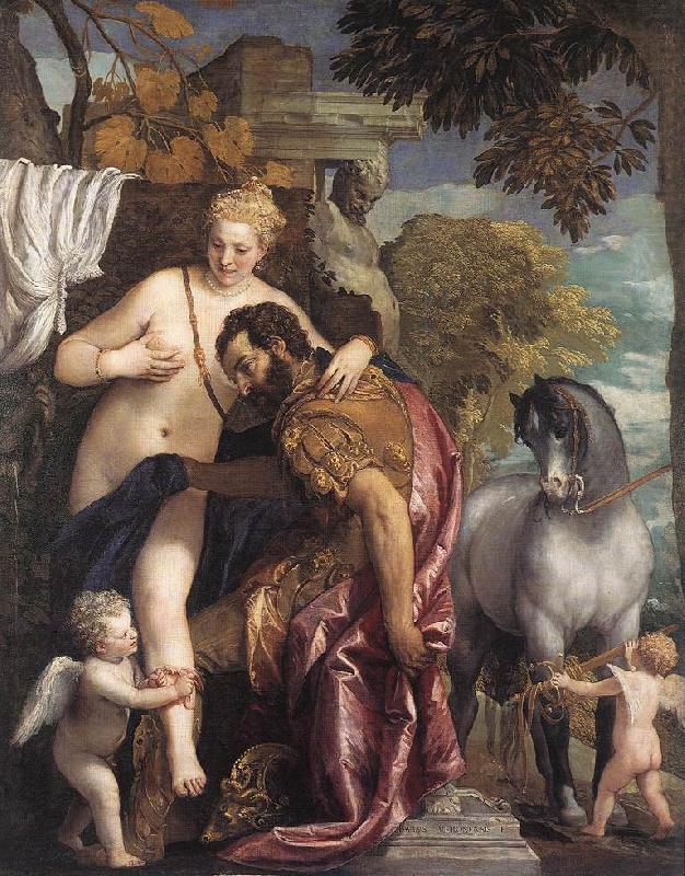 Mars and Venus United by Love aer, VERONESE (Paolo Caliari)